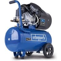 Kompressor HC53DC Scheppach - 2200W | 10Bar| 50L Kessel | Ansaugleistung 412 l/min | Doppelzylinder | Druckminderer