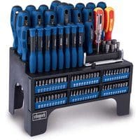Schraubendreher Set VDE Scheppach - 100-tlg. | Haushalt | Baustelle | Werkstatt | magnetische Spitze