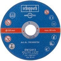 Trennscheiben Set Scheppach - Ø125x1