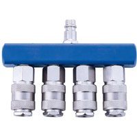 Zubehör-Set für Druckluftschnellkupplungen Scheppach - 1 Eingang