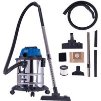 Akku Nass-/ Trockensauger C-NTS20-X Scheppach - 20V | 20L Edelstahl Behälter | 10kPA Absaugleistung | 1