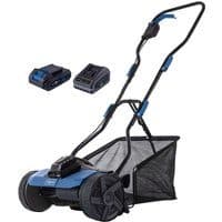 Akku-Spindelmäher C-SPM380-X Scheppach - 20V | 38cm Schnittbreite | 45L | inkl. 2Ah Akku + Ladegerät