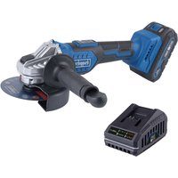 Akku-Winkelschleifer BC-AG125-X Scheppach | Brushless | Schleifscheiben Ø125mm | Drehzahl 3000-10000min-1 | inkl. 2Ah Akku & 2