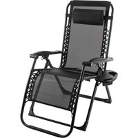 Klappbare Gartenliege PX-LSK-1 Practixx - 180cm Gesamtlänge | 160cm Polsterlänge | 60cm Sitzbreite